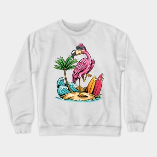 Flamingo Tshirt Women, Vacay mode Shirt Crewneck Sweatshirt